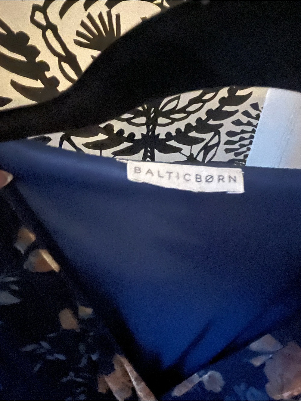 Baltic Born Navy Blue Floral Maxi Dress - Picture 4 of 6
